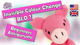 Invisible colour change in the Back loop only - Amigurumi Crochet