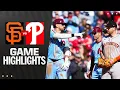 Giants vs Phillies Game Highlights 25 MLB Highlights