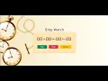 Stopwatch using HTML CSS JavaScript