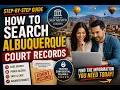 How to search Albuquerque court records