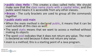 JAVA - MODULE 1