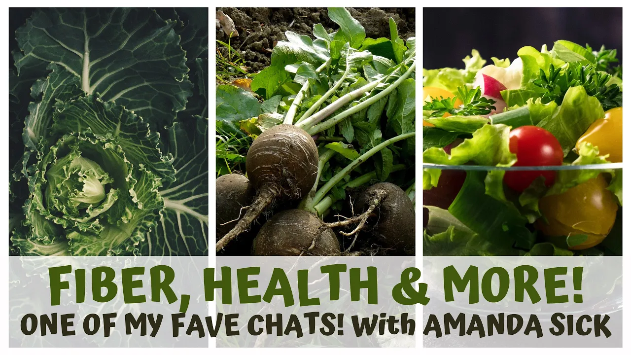 GUT HEALTH, FIBER & MORE - FUN CHAT WITH AMANDA SICK