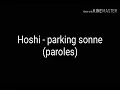 Hoshi - parking sonne (paroles)