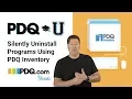 Silently Uninstall Programs Using PDQ Inventory