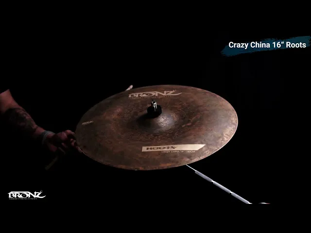 China Bronz Cymbals Roots Crazy China 16