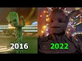 Evolution of Groot #groot #guardiansofthegalaxy #avengers