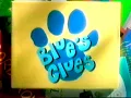 Closing To Blue s Clues ABC s and 123 s 1999 VHS