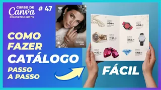 Como criar um catálogo de produtos no Canva de modo fácil e profissional