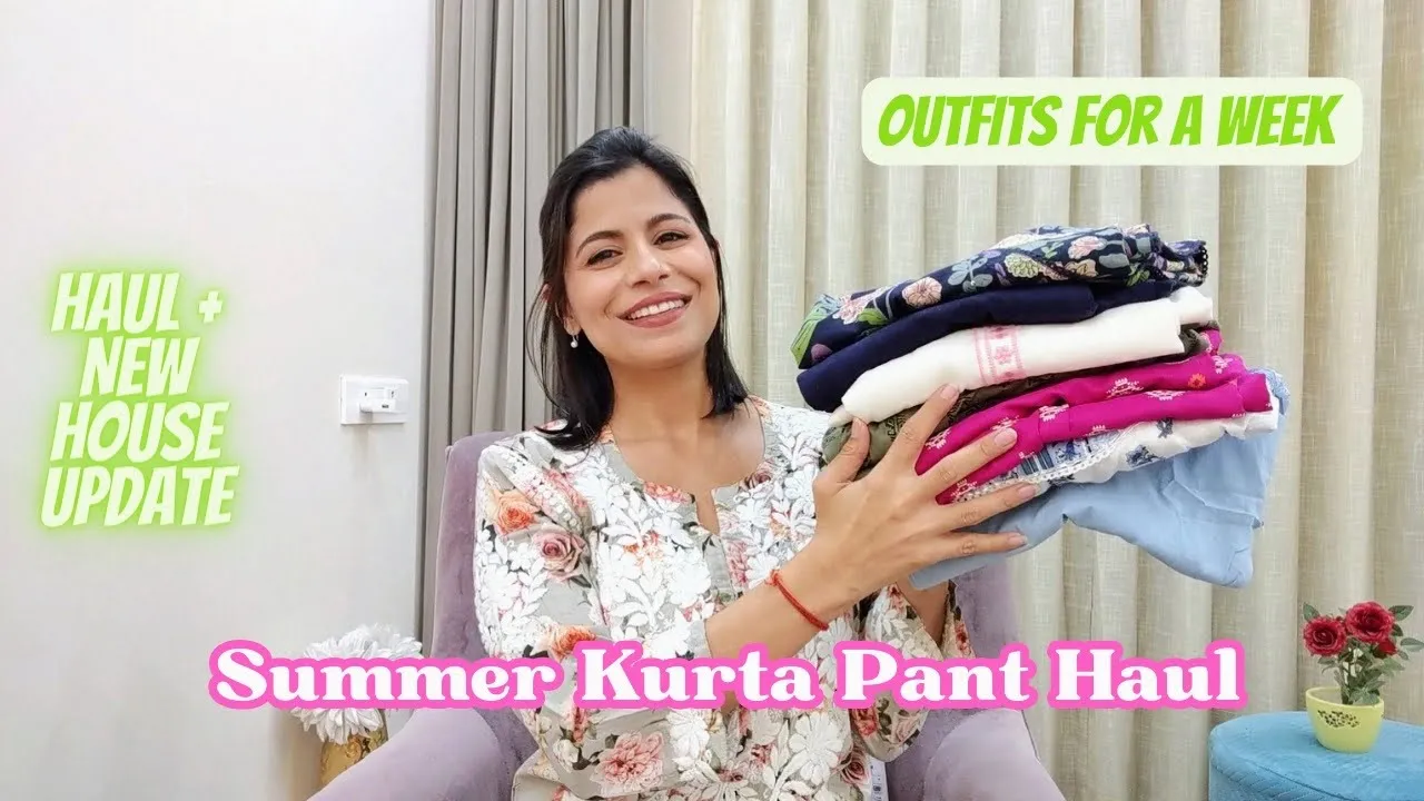 Summer Kurta Pant Haul l Haul + Quick New House Update l Dream Simple