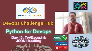 Python for Devops Day 10 Error Handling and JSON Handling