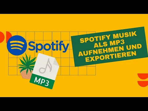 Download MP3 Spotify-Musik als MP3 exportieren