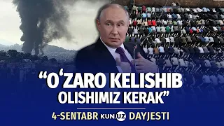 Putin muzokaralar haqida gapirdi, Falastinda yana zoʻravonliklar – kun dayjesti