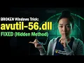 Avutil-56 dll Error Here s the Quick Fix