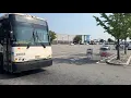 New Jersey Transit 2022 MCI D4500CT On Route 320 Walmart Bus Turnout Parking Entrance