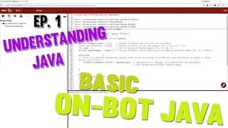 Basic On-Bot Java Ep 1 - Understanding Java FTC Tutorials