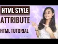 HTML Style Attribute HTML Tutorial Code With Neha