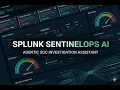 Splunk SentinelOps AI Demo Agentic SOC Investigation with Splunk REST Evidence