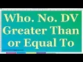 How to Create Data Validation for Whole Number Greater Than or Equal To in Excel 2013