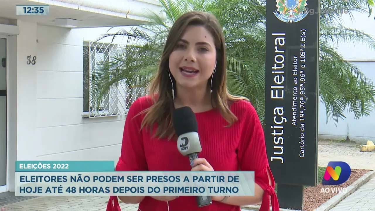 Eleições 2022: eleitores não podem ser presos a partir de hoje até 48 horas depois do primeiro turno