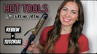 HOT TOOLS 1 CURLING IRON Review and Try of Hot Tools Professional Gold Curling Iron