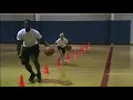 Basic Cone Dribbling Drill for Youth Basketball - Coaching Tips