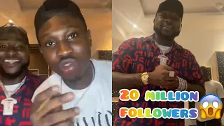 davido and zlatan dancing cho cho dance after celebrating 20 million followers on instagram