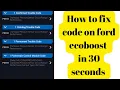 Ford 3 5 ecoboost P051B trouble code fix under 40 dollars P051B code can be fixed home