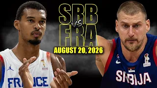 France vs Serbia Full Game Highlights - August 20, 2026 | 2027 Basketball World Cup Qualifiers