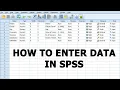 Coding Entry of Data in SPSS - How to use SPSS Lesson 2 2022