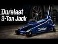 Duralast 3 Ton Trolley Floor Jack with Case from Autozone Review