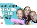 Mom Hacks Super Simple Behavior Chart for Kids Jordan from Millennial Moms