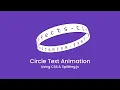 Circle Text Animation using CSS Splitting js CSS Text Effects
