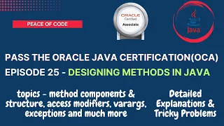Java Certification-OCA Methods in Java All Concepts Questions