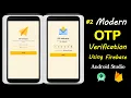 OTP Verification using firebase in Android Studio Complete Tutorial 2021