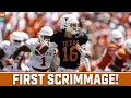 Recap of the First Longhorns Scrimmage of Fall Camp Everything We Learned