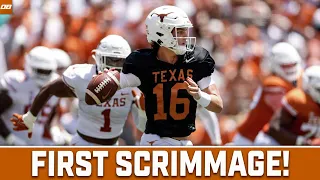 Recap of the First Longhorns Scrimmage of Fall Camp Everything We Learned