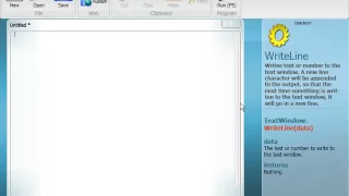 Small Basic Tutorial 1 - Installing and Hello World