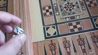 تعليم و تعلم لعبة الطاولة    طاولة النرد او طاولة الزهر الطاولي دندنها