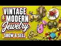 VINTAGE MODERN JEWELRY SALE Show and Sell Reseller Thrift Jewelry