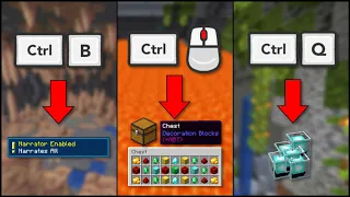 Minecraft Java Edition 1 21 - Keyboard Shortcuts Secret Controls