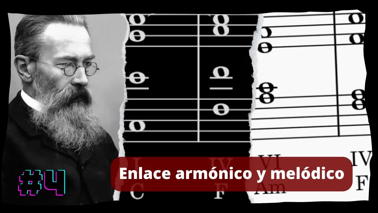 Enlace armónico y melódico | Sucesiones prohibidas | Armonía a la manera de Korsakov #4