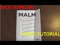 EASY manual IKEA MALM chest of 4 drawers Assembly and installation MULTULINGUAL