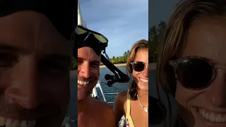 How we stay active living on a sailboat full time #sailingfamily #sailing #boatlife #freediving