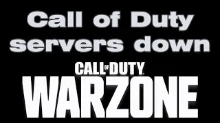 Are Call of Duty Warzone servers Call of Duty connecting to online services issues
