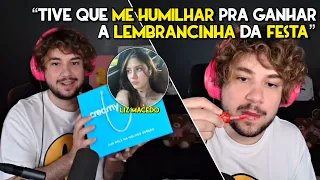 BRINO MOSTRA AS LEMBRANCINHAS DA FESTA DA LIZ MACEDO