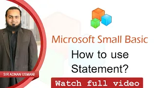 Microsoft Small Basic Lesson1 how to learn programming for beginners