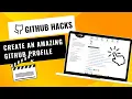 Next Level GitHub Profile README Markdown template Improve Your GitHub profiles
