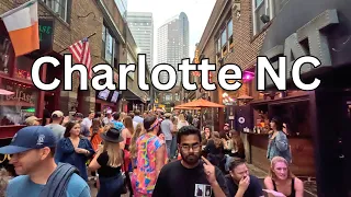 Uptown Charlotte NC Saturday Evening Walking Tour