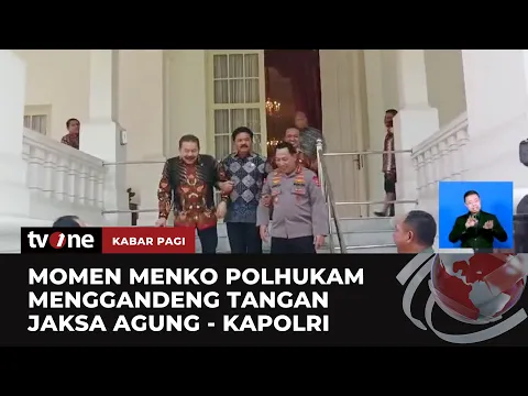 Momen Keakraban Kapolri dan Jaksa Agung di Istana Negara