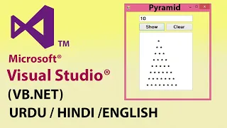 How To Create Stars Pyramid Shape In Visual Basic Do Until Loop